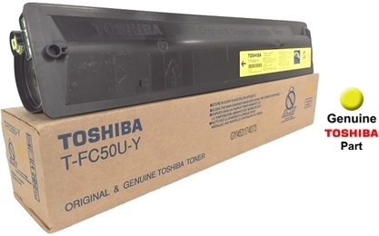 Toshiba T FC50U Y TFC50UY 6AJ00000111 Toner Cartridge Yellow E STUDIO